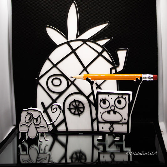 Doodle Pencil Holder - 3D Printed Desk Decor