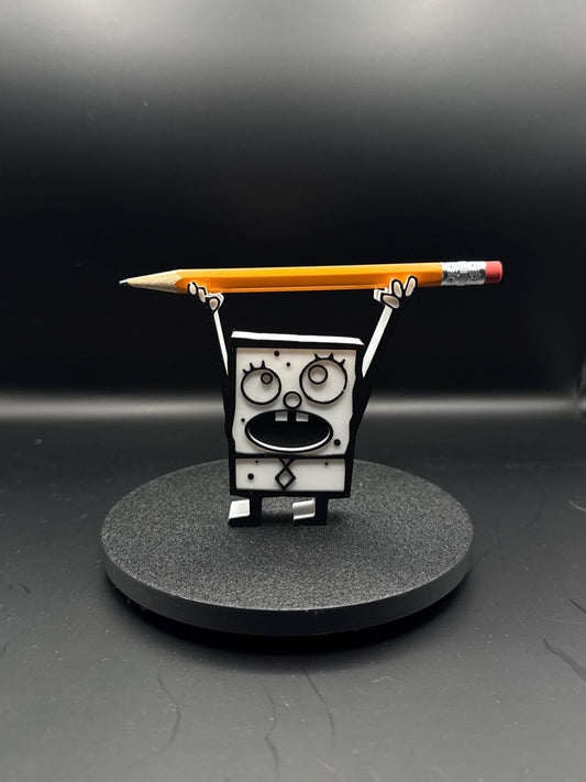 Doodle Pencil Holder – 3D Printed Desk Decor