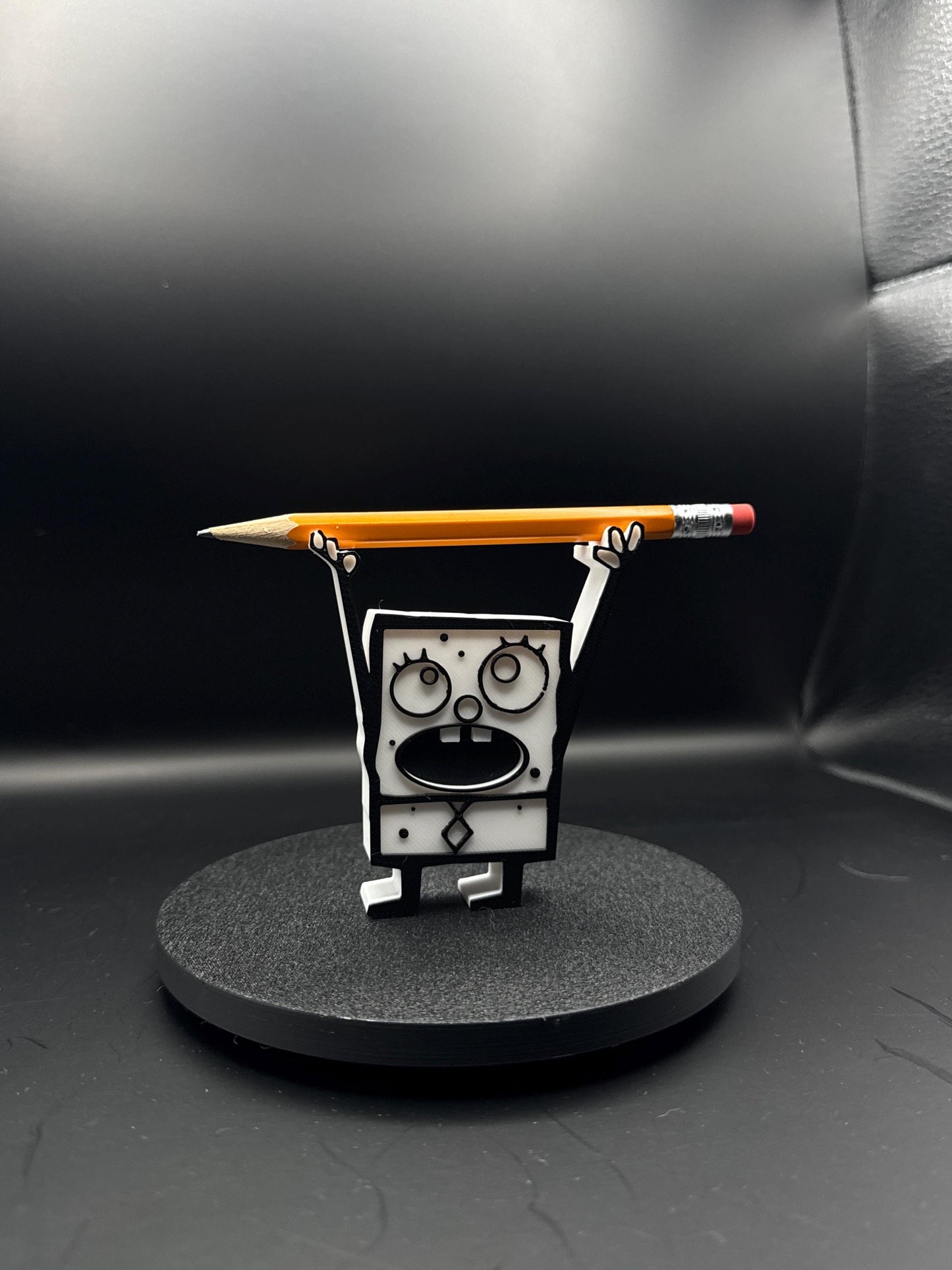 Doodle Pencil Holder – 3D Printed Desk Decor