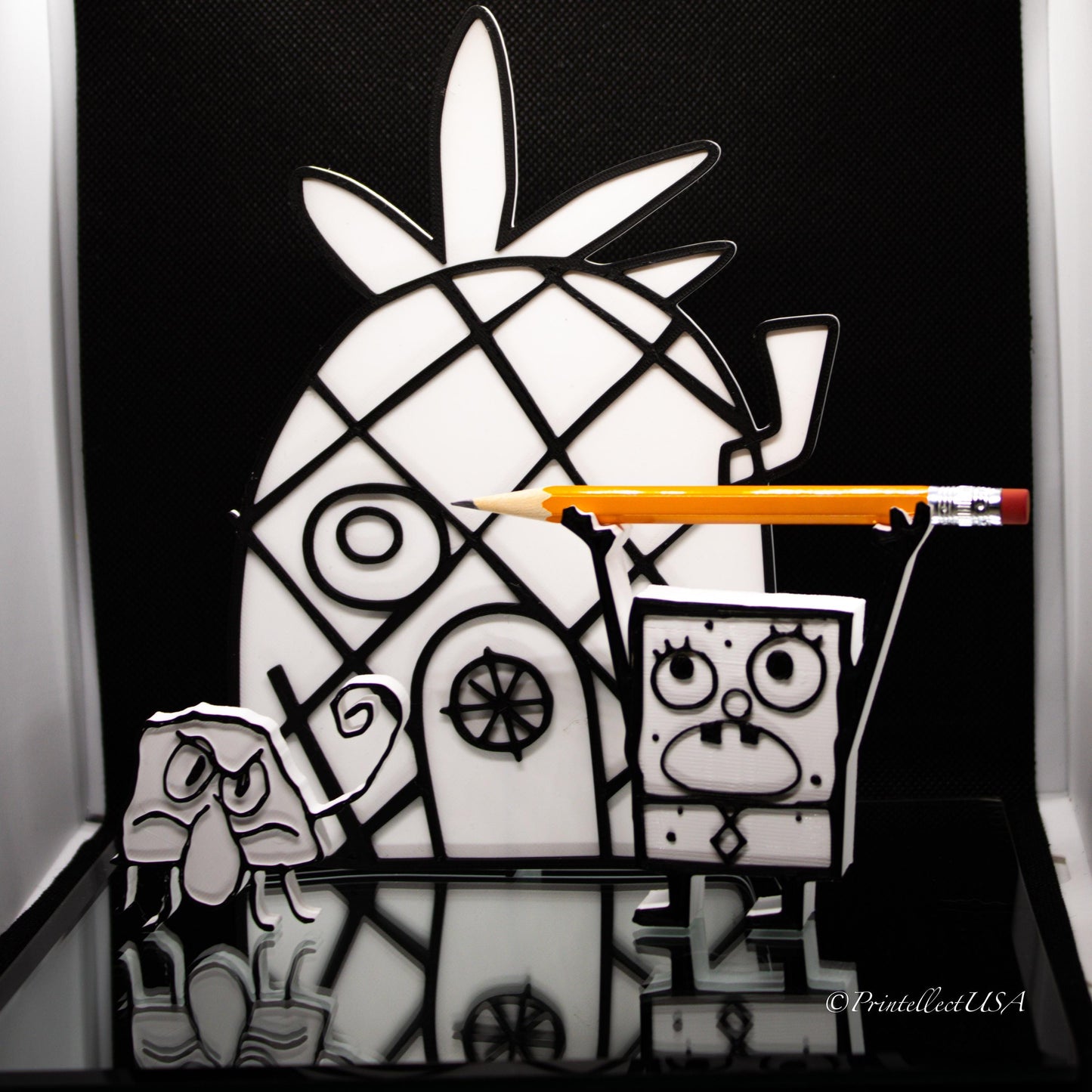 Doodle Pencil Holder – 3D Printed Desk Decor