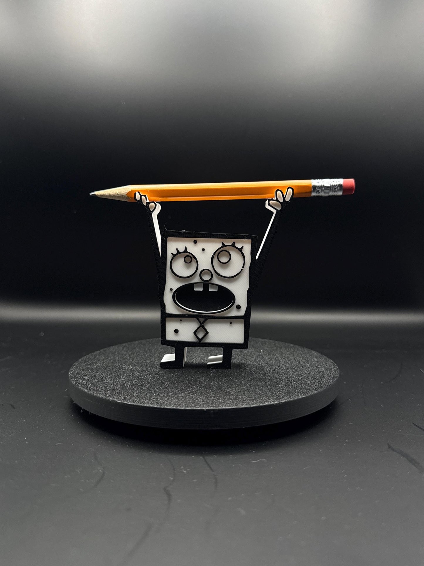 Doodle Pencil Holder – 3D Printed Desk Decor