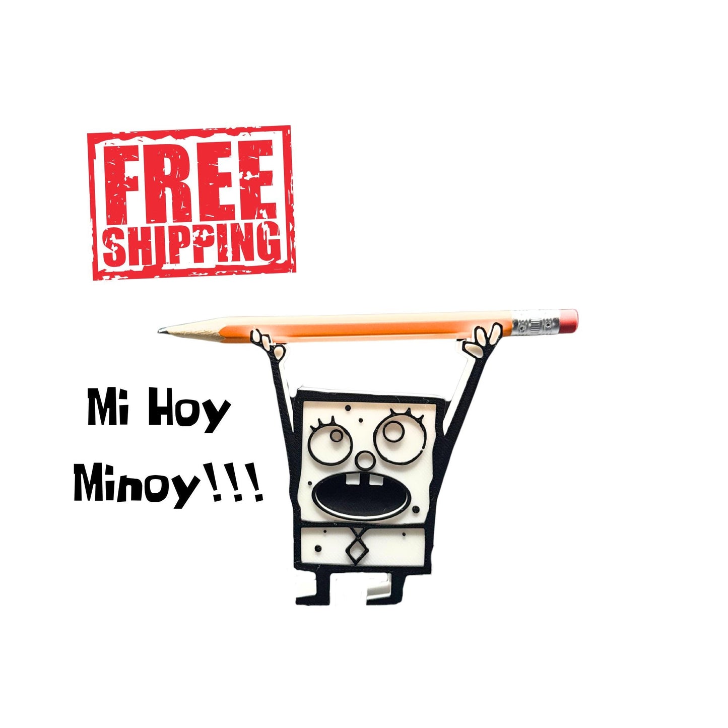 Doodle Pencil Holder – 3D Printed Desk Decor