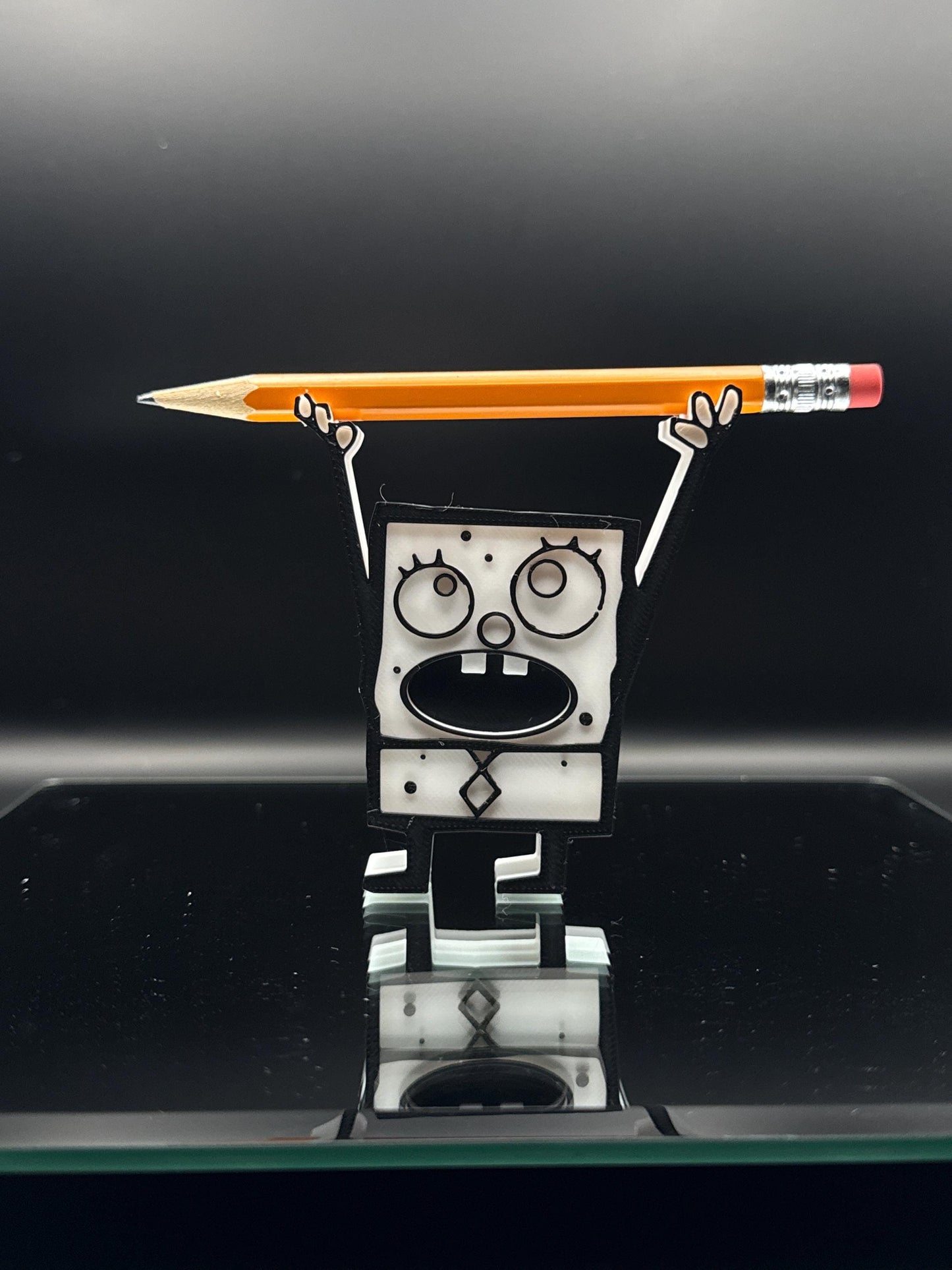 Doodle Pencil Holder – 3D Printed Desk Decor