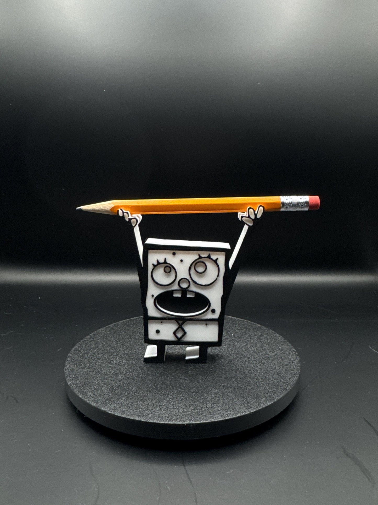Doodle Pencil Holder – 3D Printed Desk Decor