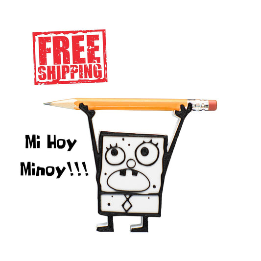 Doodle Pencil Holder - 3D Printed Desk Decor