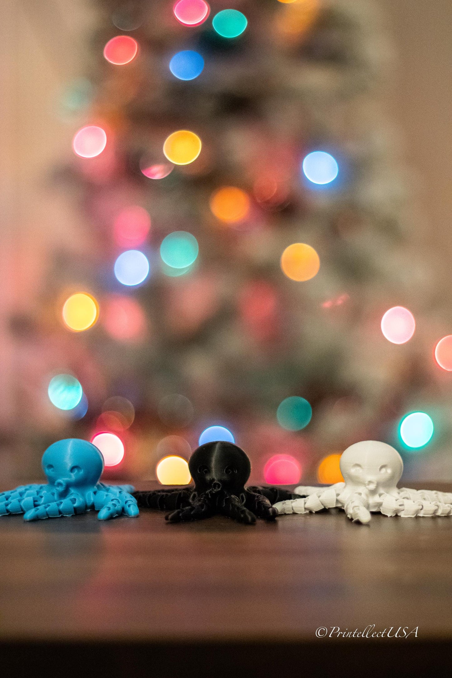 Mini Octopus: Articulating Fidget Toy 3D Printed