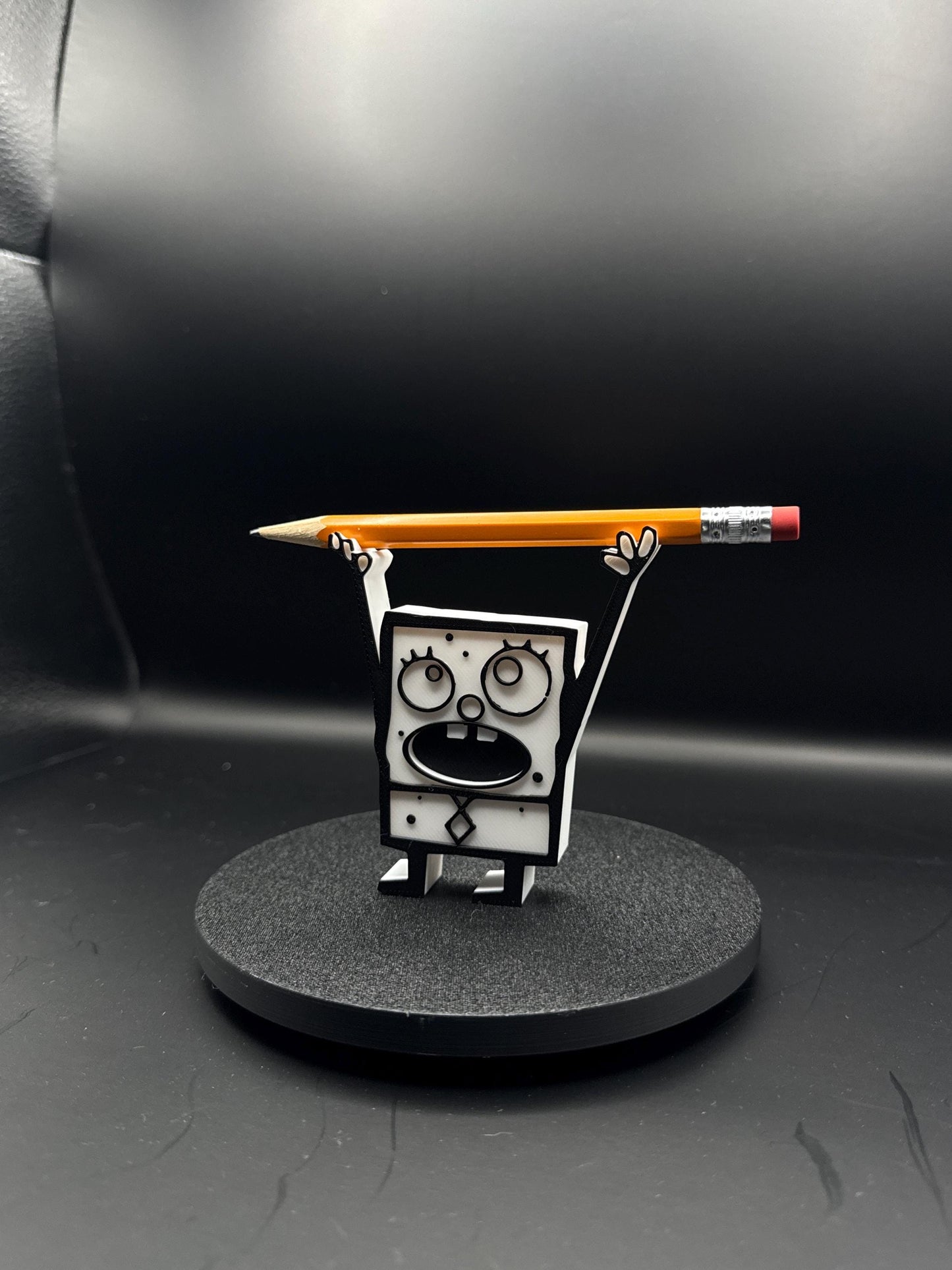 Doodle Pencil Holder – 3D Printed Desk Decor