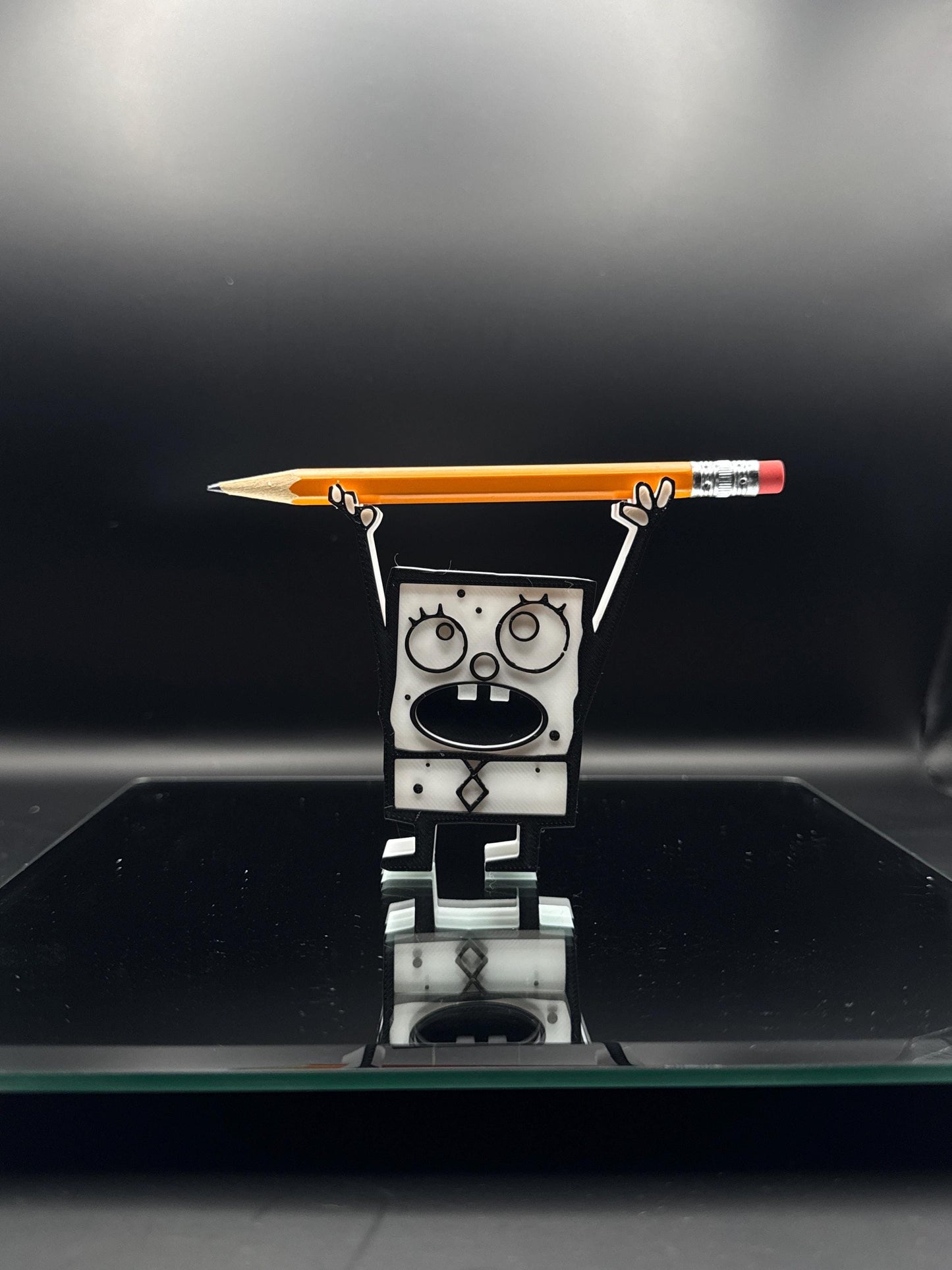 Doodle Pencil Holder – 3D Printed Desk Decor