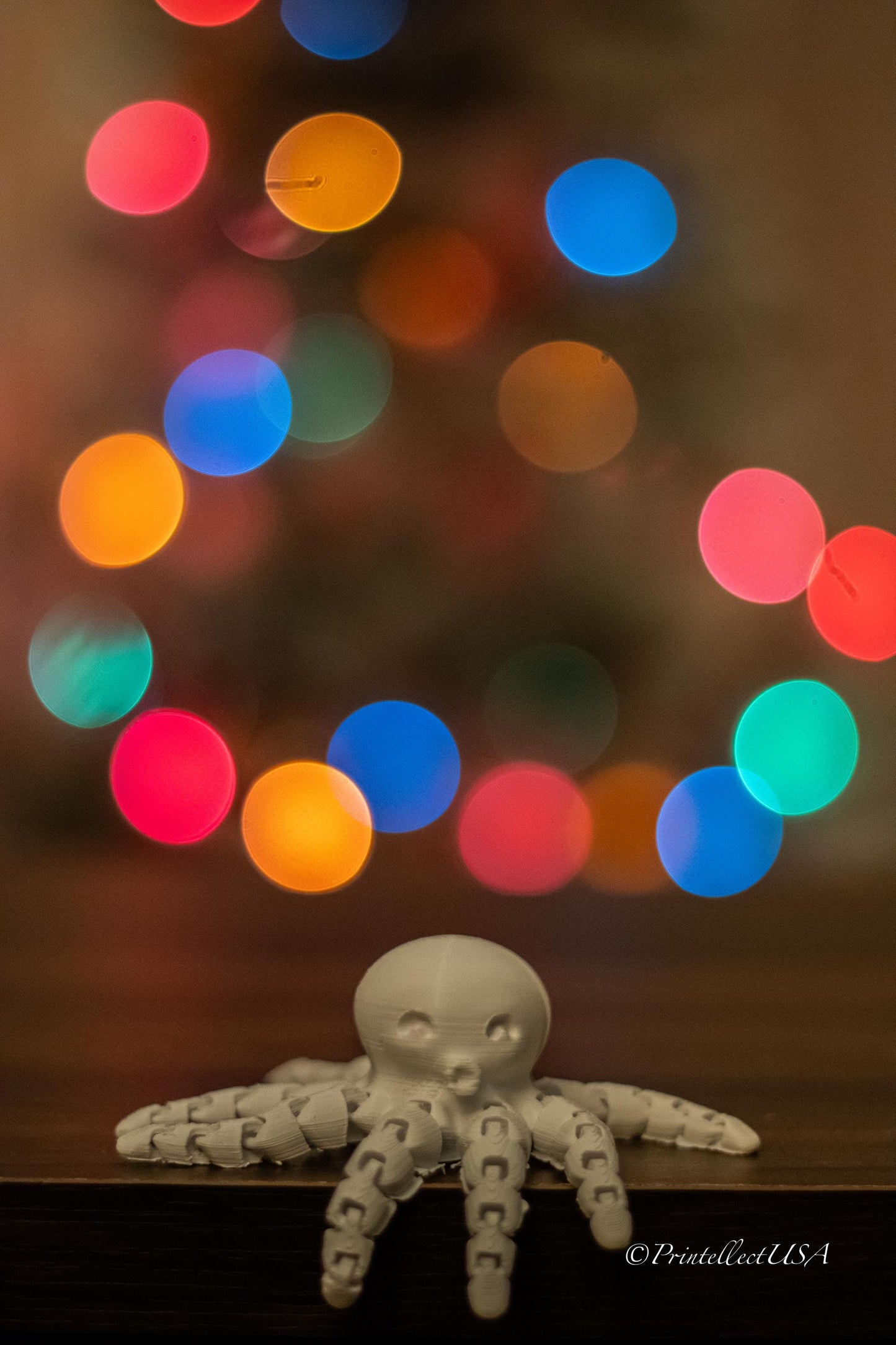 Mini Octopus: Articulating Fidget Toy 3D Printed