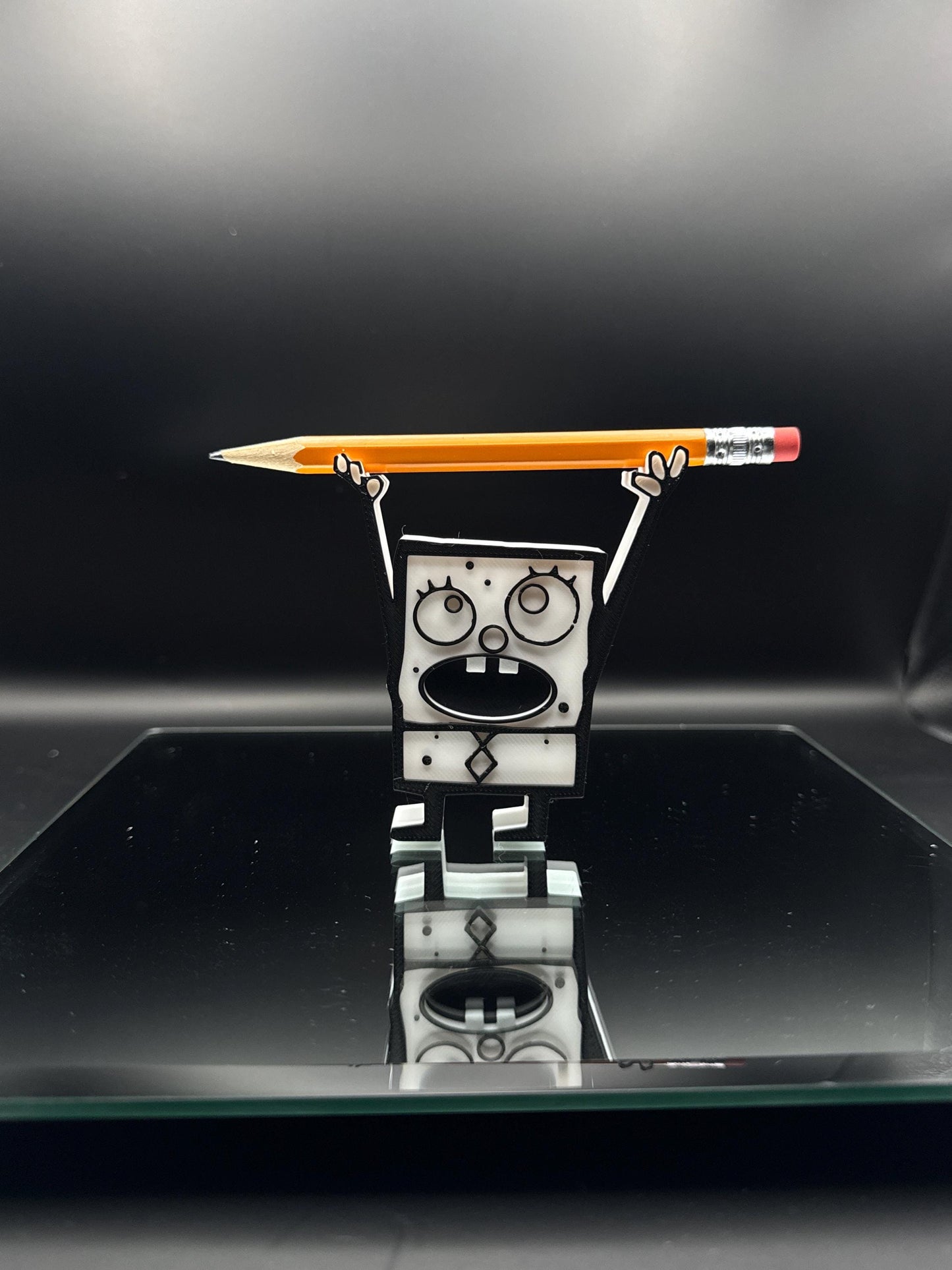 Doodle Pencil Holder – 3D Printed Desk Decor