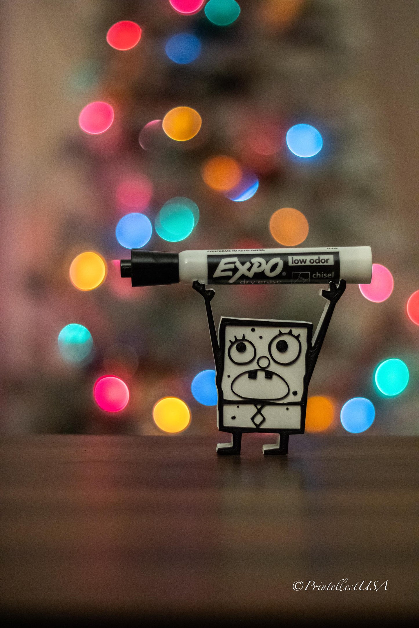 Doodle Pencil Holder - 3D Printed Desk Decor